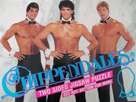 BABY OIL, muscular physiques and spandex hot pants - just some of the things world-famous all-male strip group the Chippendales were known for in their 80s heyday. . Chippendales 80s